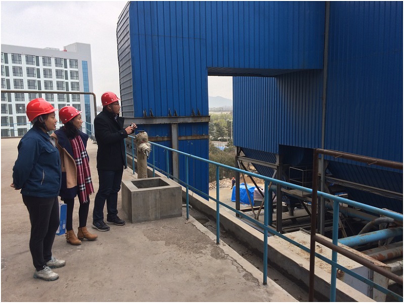 我公司就燃煤鍋爐超低排放改造項目進行現場踏勘